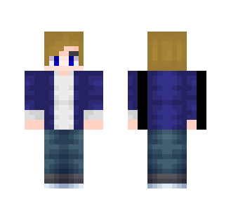 Blue Jacket Boy - Boy Minecraft Skins - image 2