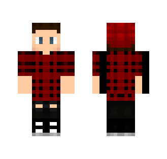 Red Flannel Roy Harper - Male Minecraft Skins - image 2