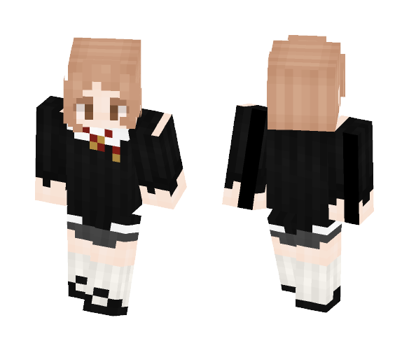 ⊰ Hogwarts Gryffindor Uniform ⊱ - Female Minecraft Skins - image 1