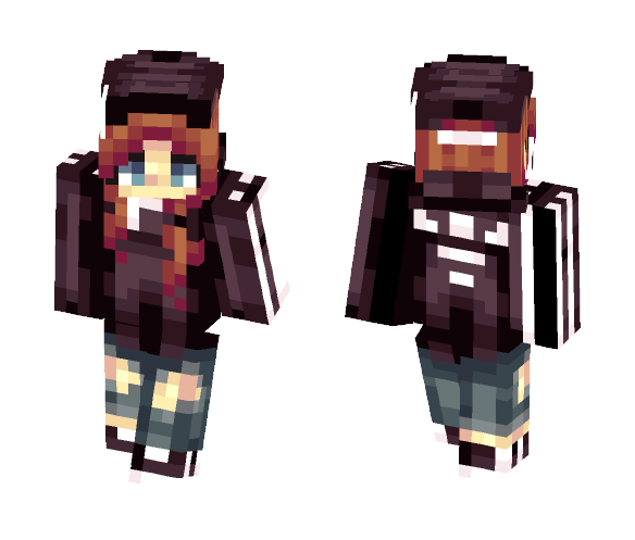 fake style//st - Female Minecraft Skins - image 1