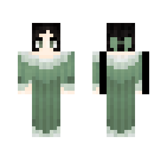⊰ Seaweed Green Dress ⊱ - Female Minecraft Skins - image 2