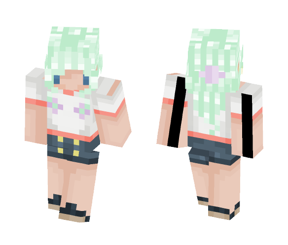 mermaid wannabe (edit) - Female Minecraft Skins - image 1