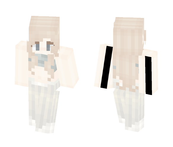 ⊰ Pale Beautiful Mermaid ⊱ - Female Minecraft Skins - image 1