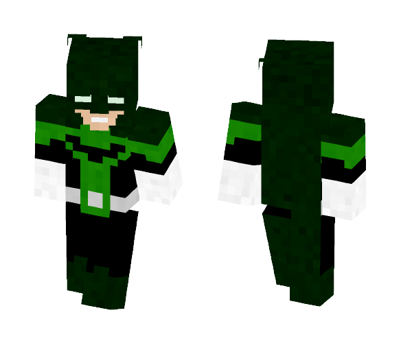 Green lantern batman - Batman Minecraft Skins - image 1