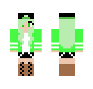 Boyish Green Girl