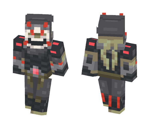 Overwatch Oni Genji skin - Male Minecraft Skins - image 1