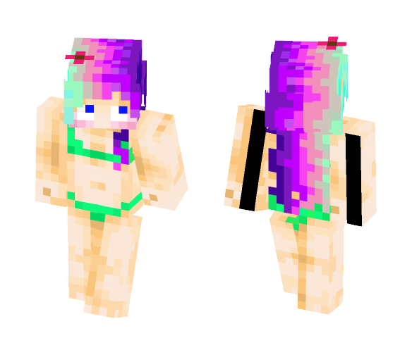 Download Free Little shy girl Skin for Minecraft image 1 Little shy girl - Girl Minecraft Skins - image 1