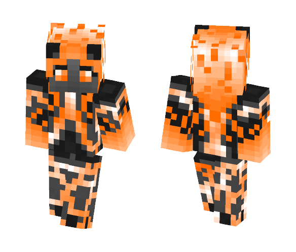 Fire Cat - Cat Minecraft Skins - image 1