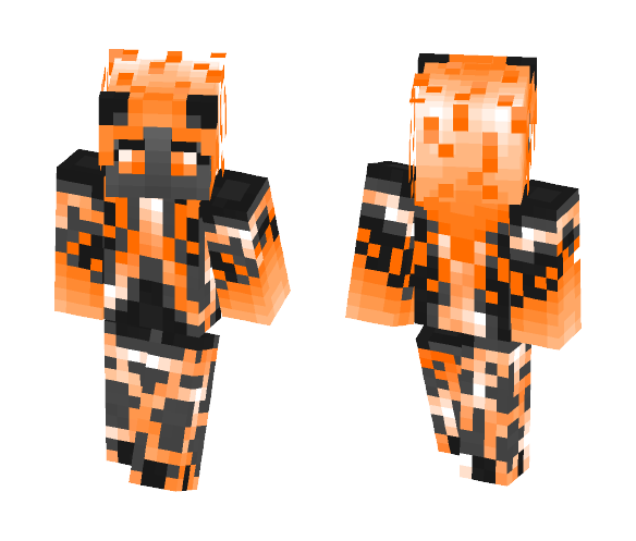 Download Free Fire Cat Skin for Minecraft image 1 Fire Cat - Cat Minecraft Skins - image 1