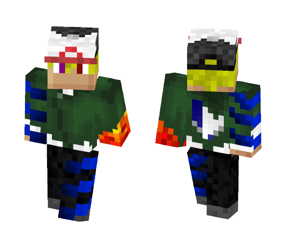 not(so)Super Anime Hero Fusion Man - Anime Minecraft Skins - image 1