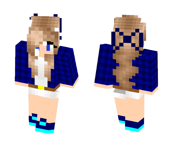 Download Free Kim (Teen Girl) Skin for Minecraft image 1 Kim (Teen Girl) - Female Minecraft Skins - image 1