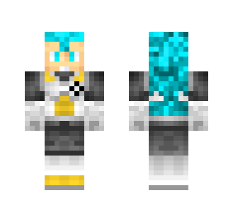 VEGETA SSJ GOD BLUE 3 - Male Minecraft Skins - image 2