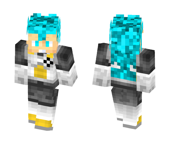 VEGETA SSJ GOD BLUE 3 - Male Minecraft Skins - image 1