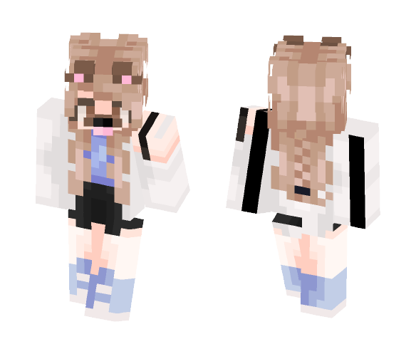 Download Free Doggo Girl | Bethany Skin for Minecraft image 1 Doggo Girl | Bethany - Girl Minecraft Skins - image 1