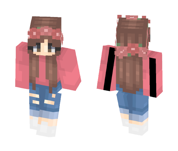 so many flowers - Female Minecraft Skins - image 1