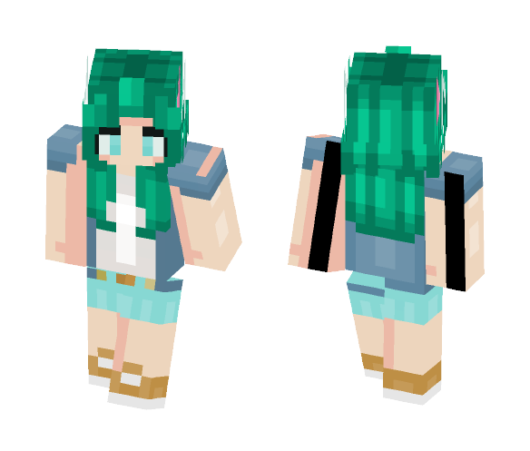 Kawaii Cat Girl - Cat Minecraft Skins - image 1