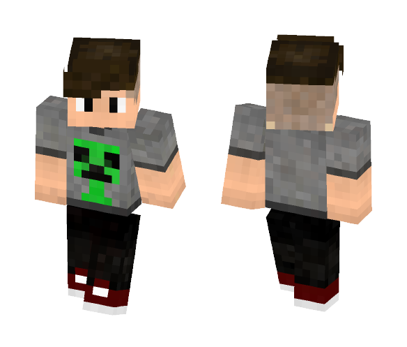 Creeper T-shirt - Male Minecraft Skins - image 1