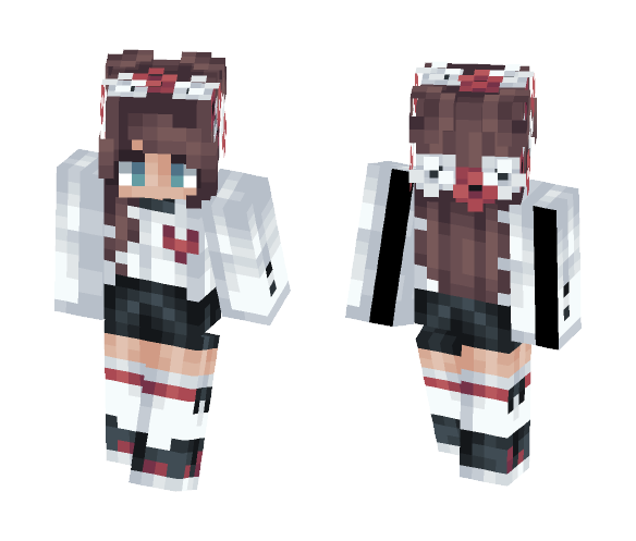 Download Free You Got a Pizza My Heart Skin for Minecraft image 1 You Got a Pizza My Heart - Female Minecraft Skins - image 1