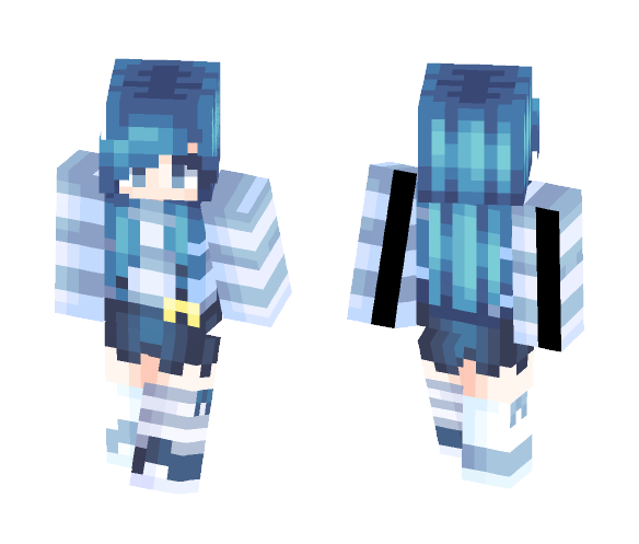 Download Free Ocean Waves Skin for Minecraft image 1 Ocean Waves - Female Minecraft Skins - image 1