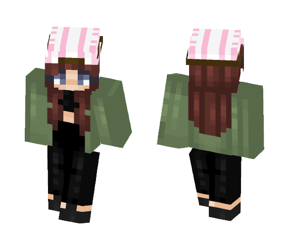took time + steve model v - Female Minecraft Skins - image 1