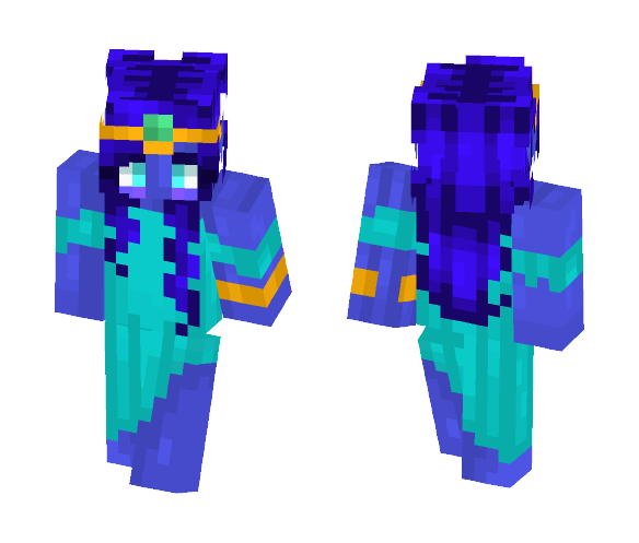 ✿ water dryad - Female Minecraft Skins - image 1