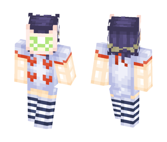 ~ Noodle - Gorillaz ~ - Female Minecraft Skins - image 1