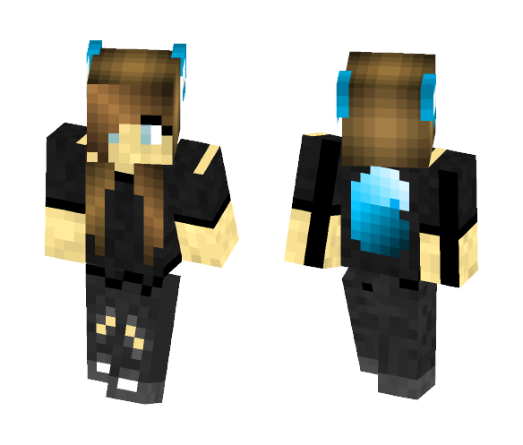 Wolf girl skin - Girl Minecraft Skins - image 1