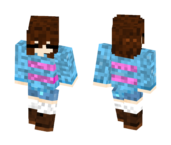 Frisk-- Undertale - Male Minecraft Skins - image 1