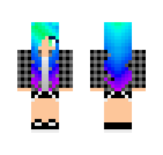 Neøn Hαired Girl