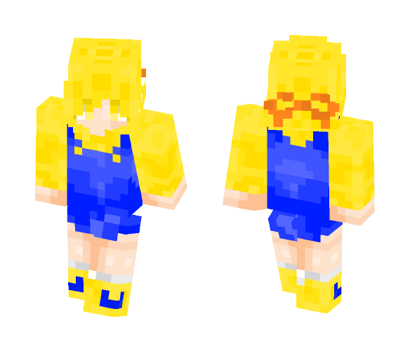 Download Free Yellow Farm Girl ❤️️ Skin for Minecraft image 1 Yellow Farm Girl ❤️️ - Girl Minecraft Skins - image 1