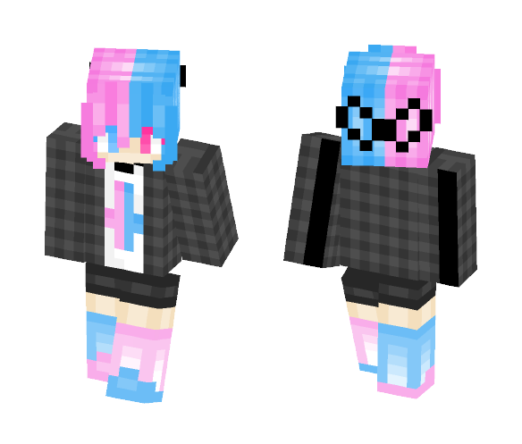 [OC] Delu - Interchangeable Minecraft Skins - image 1