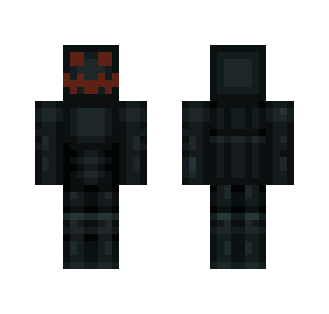 Black metal pumpkin head suit - Interchangeable Minecraft Skins - image 2