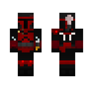 Red Mandalorian | Star Wars - Male Minecraft Skins - image 2
