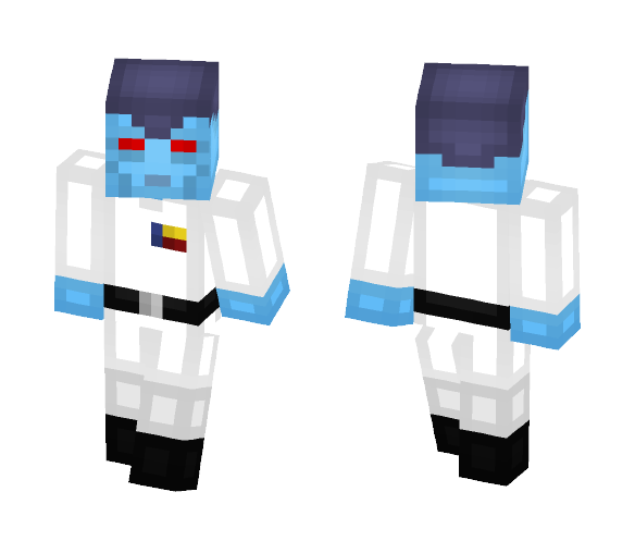 Grand Admiral Thrawn | Star Wars - Male Minecraft Skins - image 1