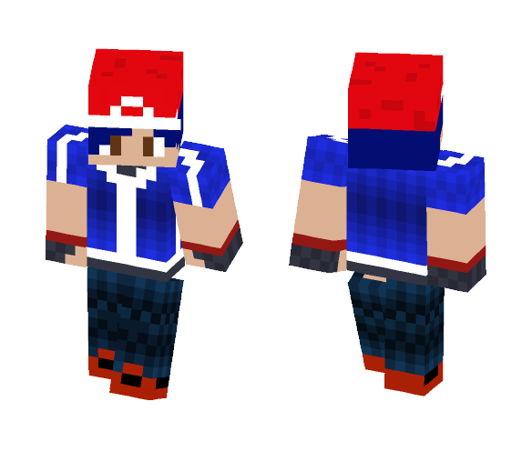 Ash Ketchum - Male Minecraft Skins - image 1