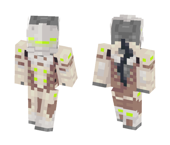 Download Free Overwatch Genji (Better in 3D) Skin for Minecraft image 1 Overwatch Genji (Better in 3D) - Male Minecraft Skins - image 1