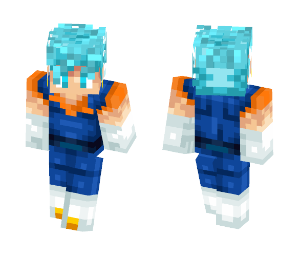 Vegetto SSJ DIOS AZUL - Male Minecraft Skins - image 1