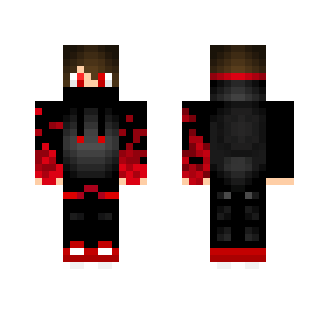 Red hand boy