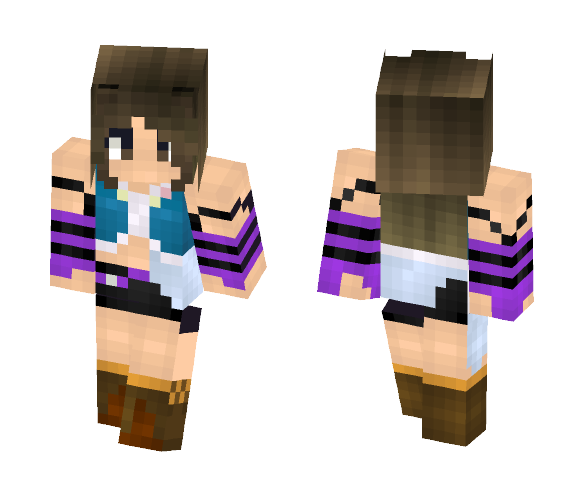 Final Fantasy X-2 Lenne - Female Minecraft Skins - image 1