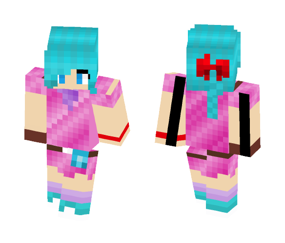Teenager Bulma - Female Minecraft Skins - image 1