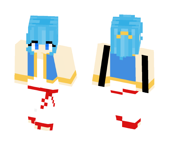 Bulma Arabian Oufit - Female Minecraft Skins - image 1