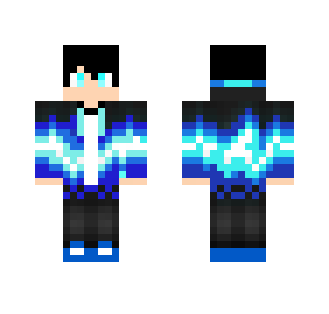 Blue dubstep boy - Boy Minecraft Skins - image 2
