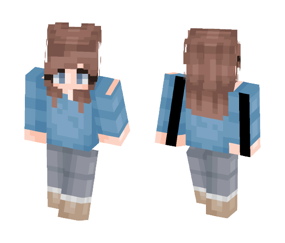 Luminous--Sweater Weather - Female Minecraft Skins - image 1