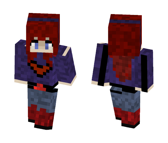 Download Free In love Skin for Minecraft image 1 In love - Female Minecraft Skins - image 1