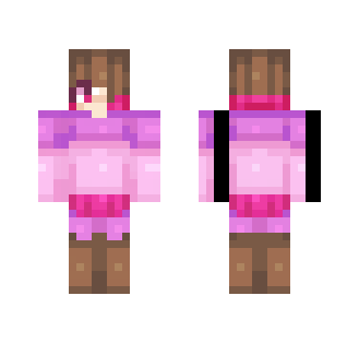 The Soul of Fear - Glitchtale - - Female Minecraft Skins - image 2
