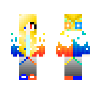 Fire & water girl