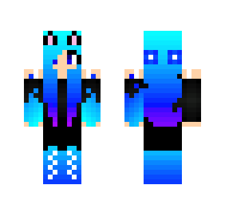 Blue Flame Kitten - Female Minecraft Skins - image 2