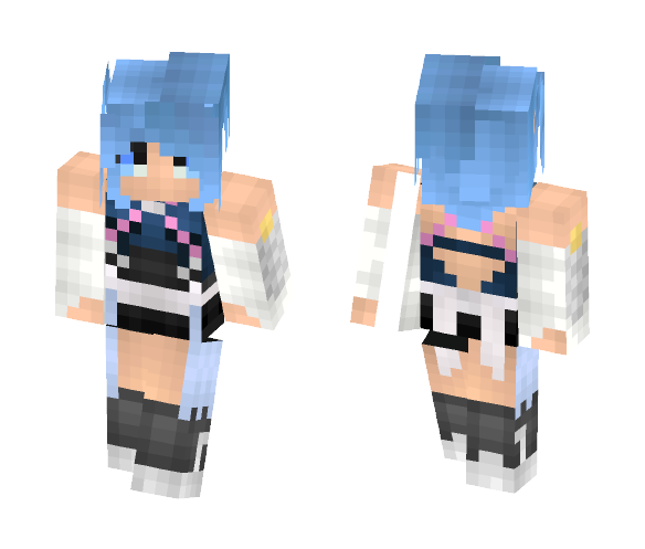 Kingdom Hearts Birth by sleep Aqua - Female Minecraft Skins - image 1