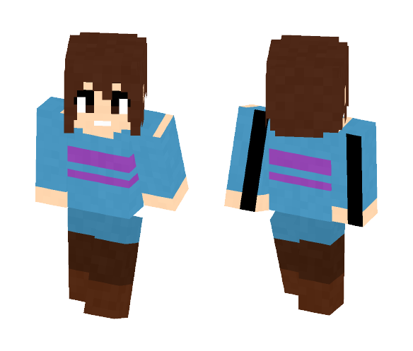 Frisk - Undertale [MMD Version] - Female Minecraft Skins - image 1