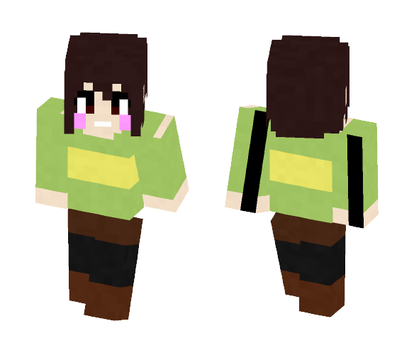 Chara - Undertale [MMD Version] - Female Minecraft Skins - image 1